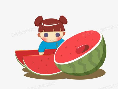 吃瓜动画视频素材下载